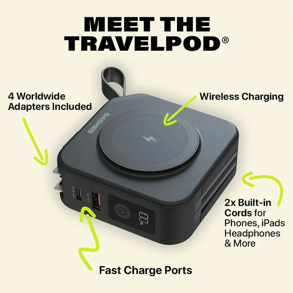 Dashed TravelPod |5-in-1 Travel Charger