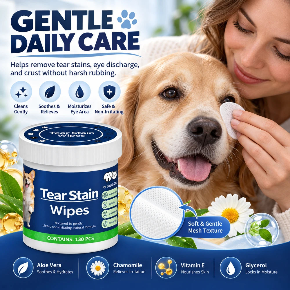 Pet Eye Cleaning Wipes – Loom Muse