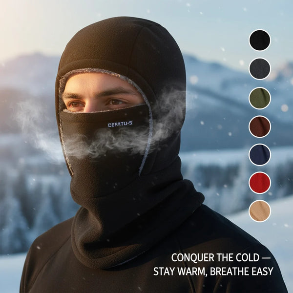 Balaclava Hat, Mask & Neck Warmer