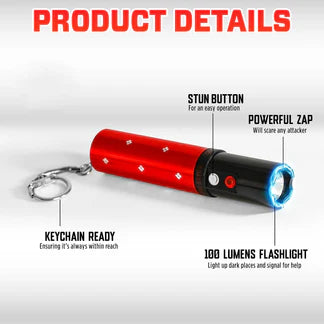 FEMGUARD Suptruck V88 Lipstick Stun Flashlight