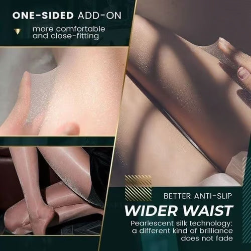 Pearlescent Silk Nylon Pantyhose – Fits All Sizes