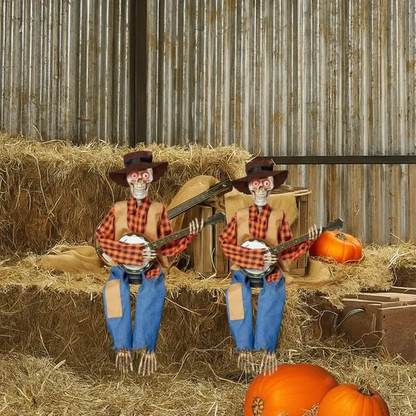 Animated Dueling Banjo Skeletons