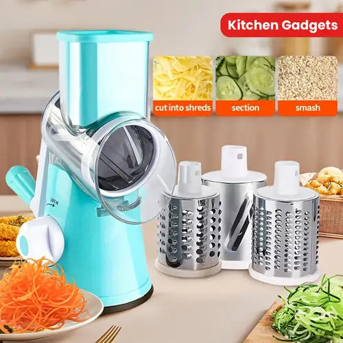 3 in 1 Rotary Cheese Grater Vegetable Slicer