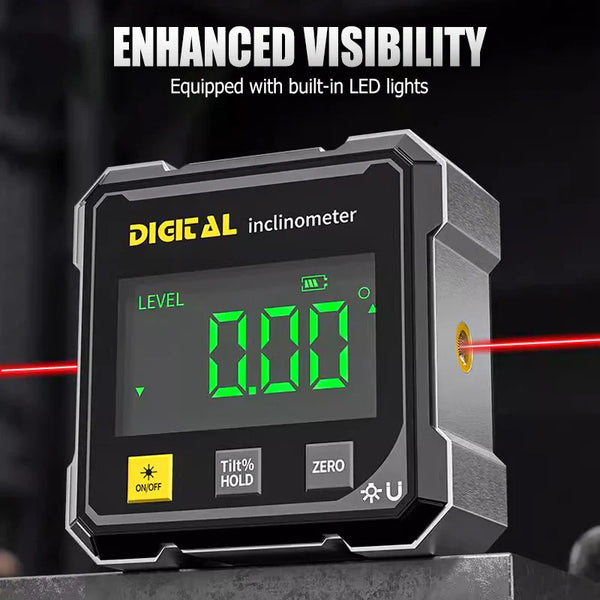 Digital 4-Sided Magnetic Laser Angle Scanner