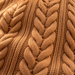 LuxeCable Quarter-Zip Cable Knit Sweater