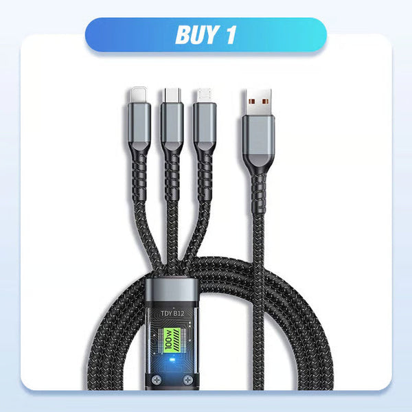 3-in-1 Super Fast Charging Cable