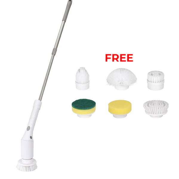 Waterproof Telescopic Electric Spin Scrubber