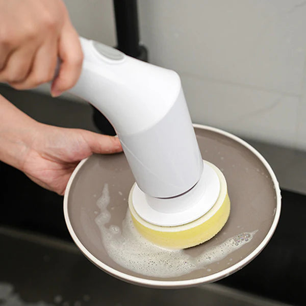 Waterproof Telescopic Electric Spin Scrubber