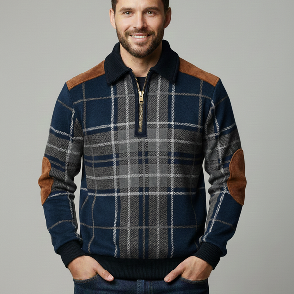 Heritage Plaid Zip Sweatshirt