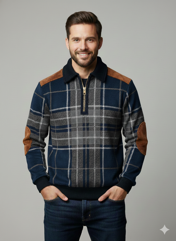 Heritage Plaid Zip Sweatshirt