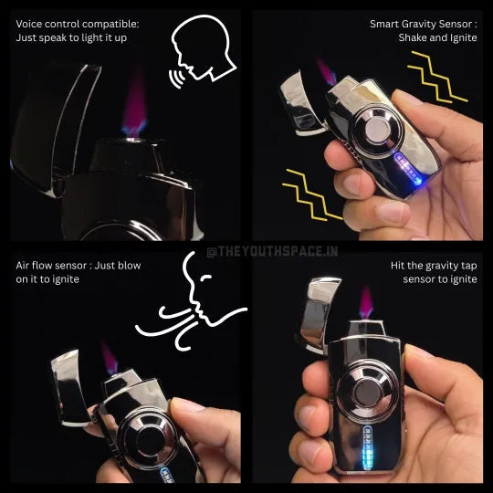 Ultimate RGB Electric Arc Spinner Lighter
