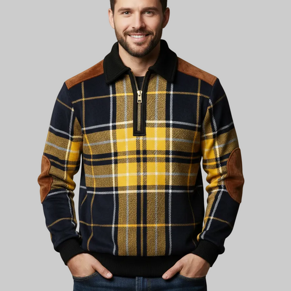 Heritage Plaid Zip Sweatshirt