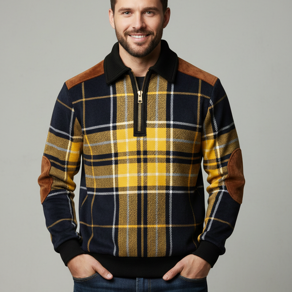 Heritage Plaid Zip Sweatshirt