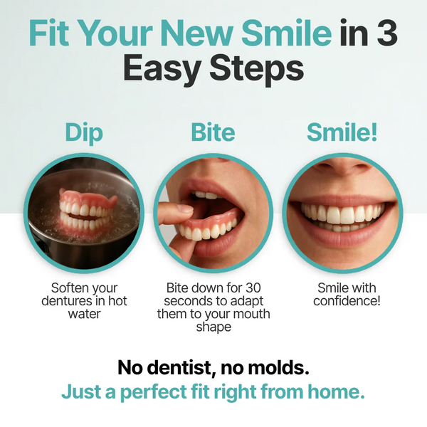 InstaFit Natural Adaptive Dentures Kit