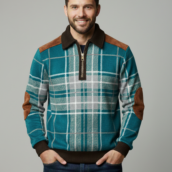 Heritage Plaid Zip Sweatshirt