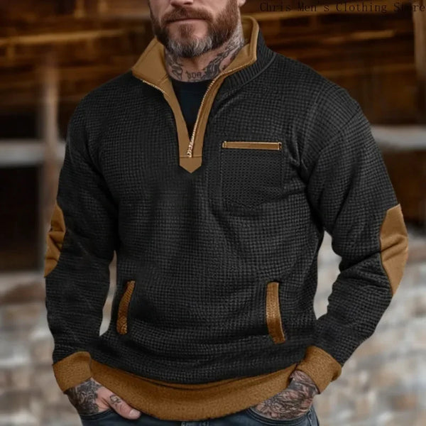 Frontier Zip Highneck Sweater