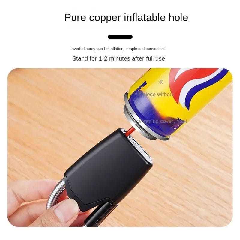 360° Flexible Neck Windproof Butane Torch Lighter – Foldable & Rechargeable