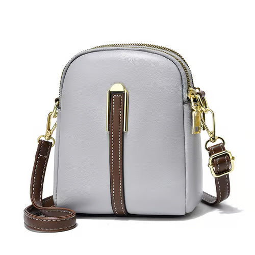 New lychee grain leather phone bag