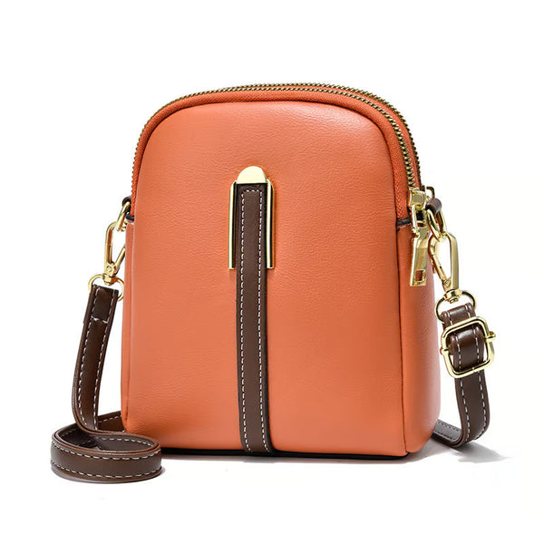 New lychee grain leather phone bag
