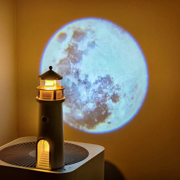 Lighthouse Moon Lamp Projector Night Light