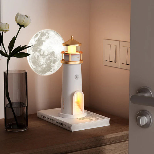 Lighthouse Moon Lamp Projector Night Light