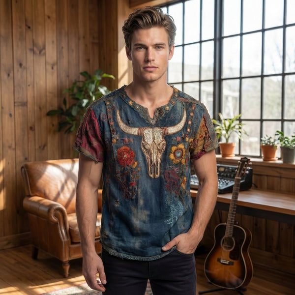 Bold Human Face Graphic Tee
