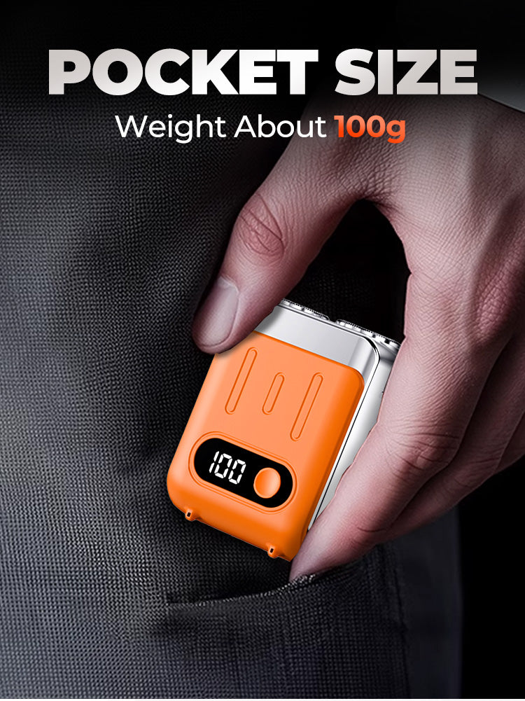 Men's Portable Mini Rotary Electric Shaver