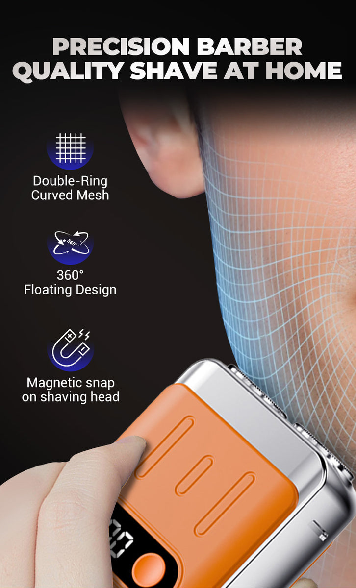 Men's Portable Mini Rotary Electric Shaver