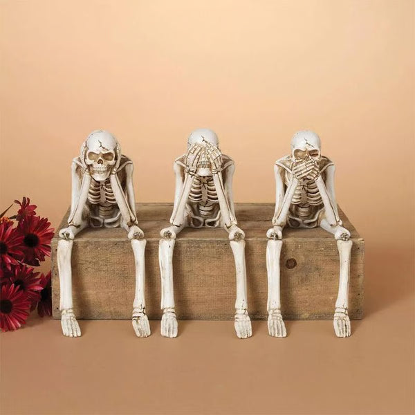 Halloween Fireplace Simulation Skull 💀