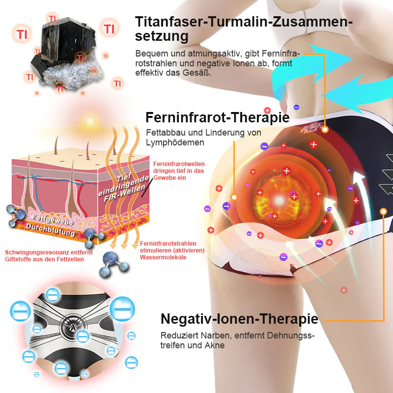 Medical Grade Titanium Fiber Tourmaline Shaping Shorts