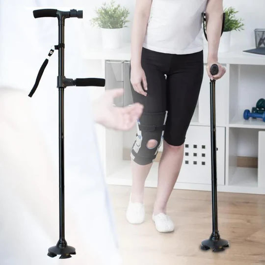 Foldable Walking Stick With LED Light