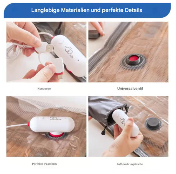 USB Electric Vacuum Pump With Vacuum Compression Bags