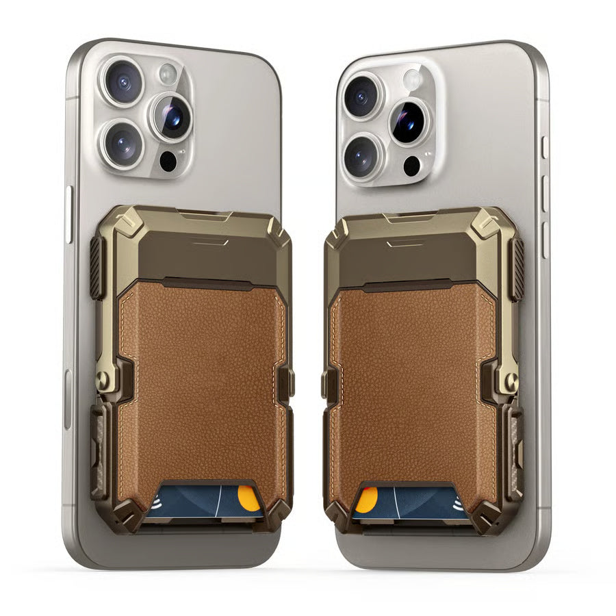 Magnetic Phone Wallet with Adjustable Stand