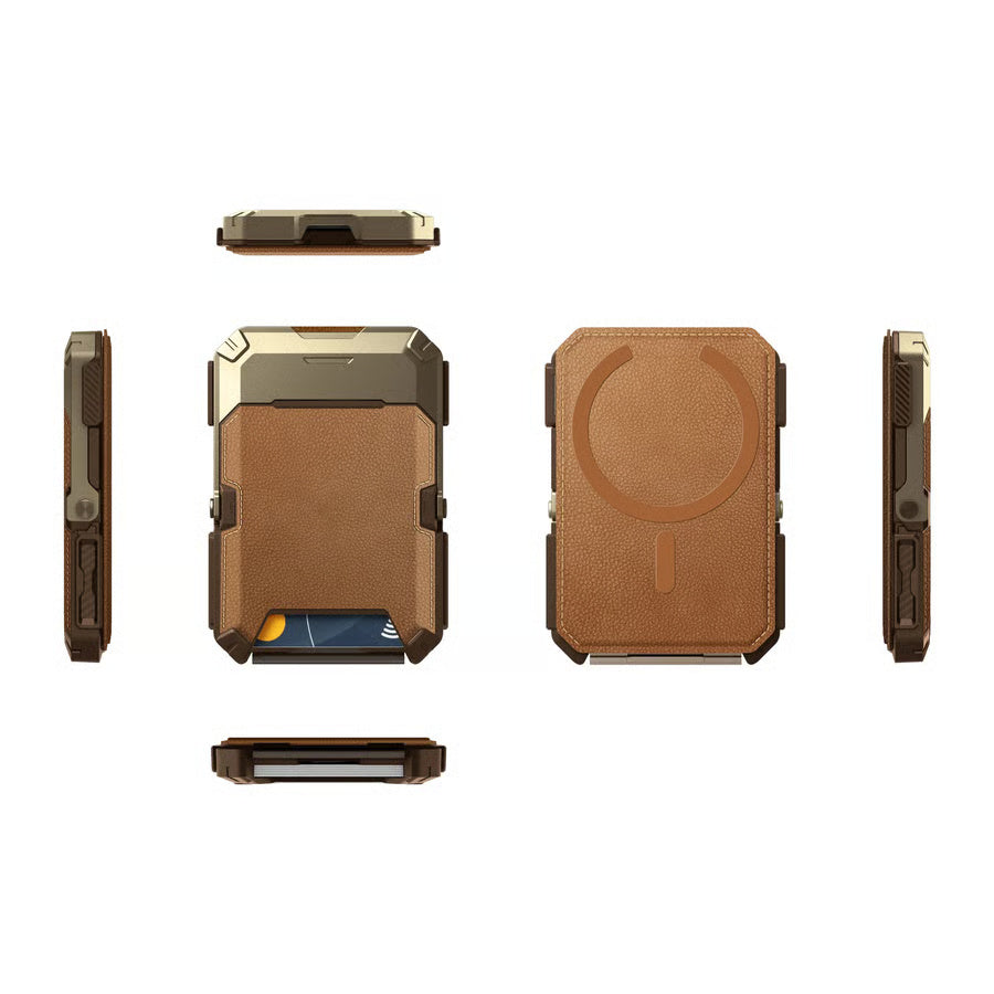 Magnetic Phone Wallet with Adjustable Stand