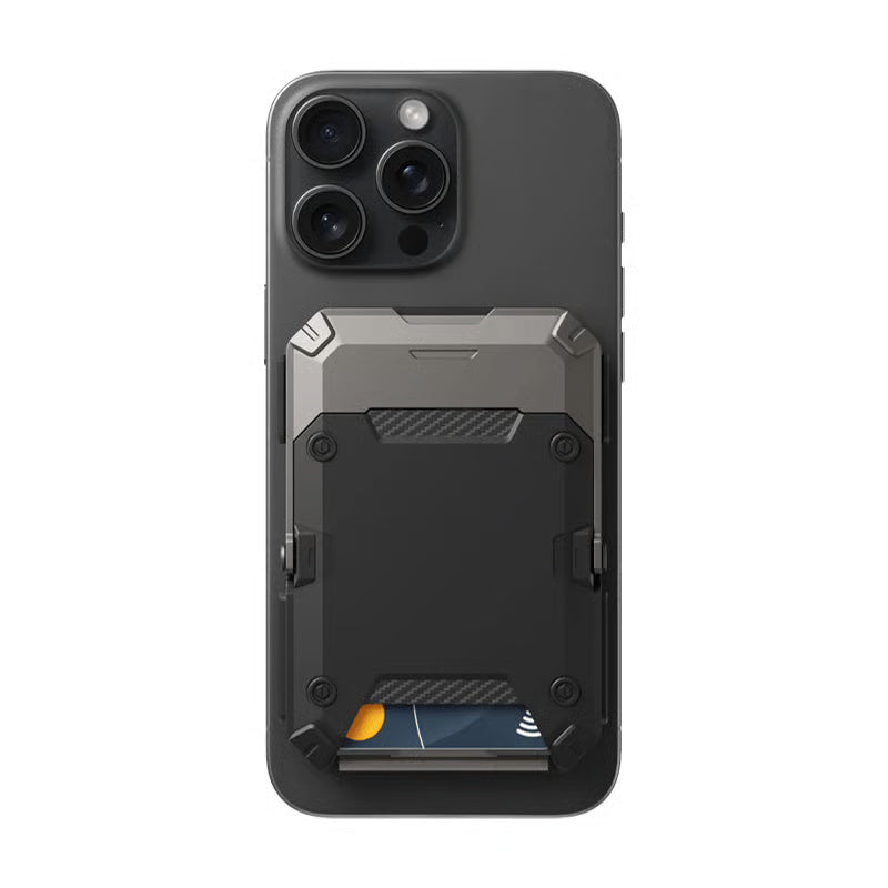 Magnetic Phone Wallet with Adjustable Stand