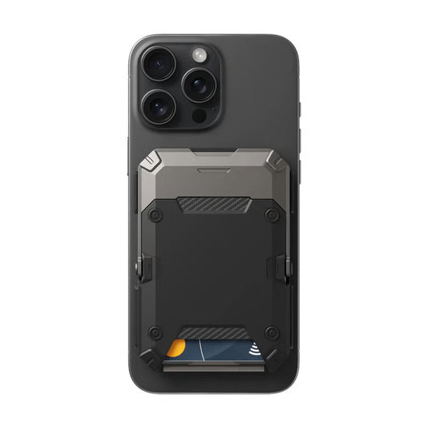 Magnetic Phone Wallet with Adjustable Stand